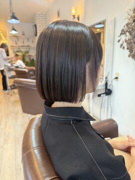クッキー ヘアーアンドメイク(COOKIE Hair&Make) 【COOKIE】ストレート内巻きボブ