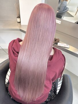 ラック 表参道(LUCK) ペールピンク/ケアブリーチ/ブリーチ/表参道/原宿