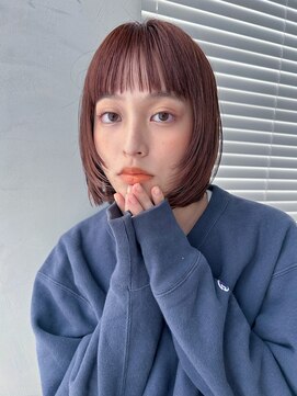 タス(tas) 前上がりボブ似合わせ顔周りカット顔まわりレイヤーカット