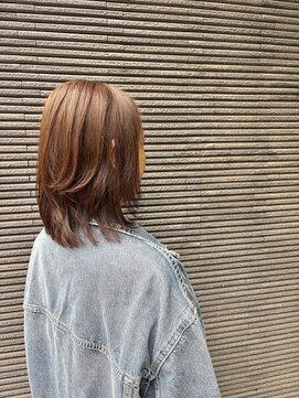 クリュウゲート 吉祥寺店(KURYU GATE) 軽やかレイヤーボブ × シナモンブラウン