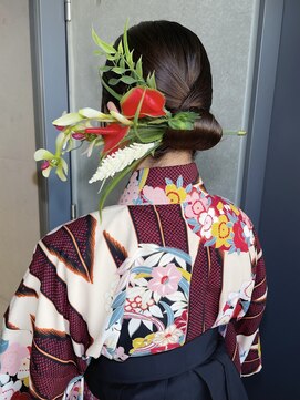 卒業式ヘアセット