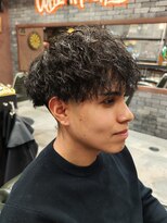 スリーセント 栄(3/cent)&nbsp;縦落ちツイストパーマ/パイルツイスト