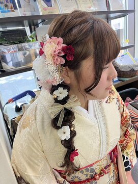 コレットヘア(Colette hair) 【miyu】編み下ろしヘアアレンジ