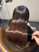 カミケン 方木田店(kamiken.) うる艶美髪縮毛矯正【カミケン方木田/福島】