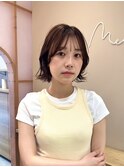 外ハネニュアンスボブ