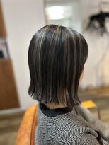ナップヘアースコヤ(NAP hair Scoya)&nbsp;ボブ×ハイライト×グレージュ