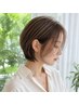 ☆さりげない白髪ぼかしハイライト☆ショートカット+カラー+トリートメント