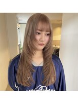 ニコ シモノセキ(NIKO Shimonoseki)&nbsp;NIKO 今っぽシャギレイヤーメミルクティーベージュ カラー