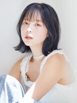 オーバーヘアー 倉敷店(over hair)&nbsp;【over hair】ブルージュ×くびれボブ