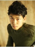 ルードな男性感を追求した、綾野剛テイストショート。【大島】