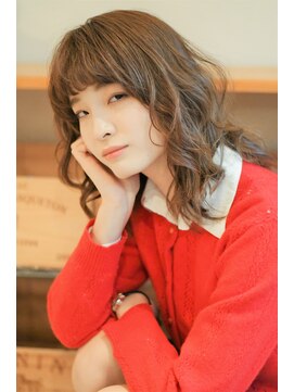 マイル(mile.s) mile.s 【マイル】レイヤーたっぷりふわミディ