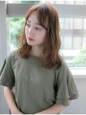 ゆるふわウェーブ アッシュブラウン 透明感 ★★