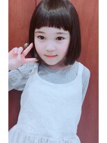 ネオリーブギンザ 銀座店(Neolive GINZA)&nbsp;ぱっつんボブ カット女の子☆銀座美容室