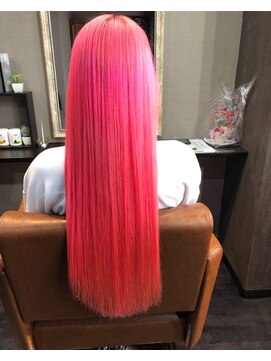 ヘアーアンドスパ トリコ(Hair&Spa torico) つやつやピンクカラー