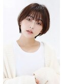 【coall表参道】大人かわいいひし形ショート　耳かけボブ