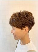 刈り上げマッシュショート♪
