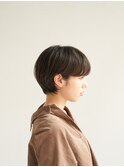 顔型別ヘアスタイル特集/マロンベージュ/Aラインボブ/新宿