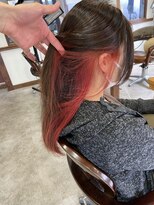 ヤソ(yaso)&nbsp;インナーカラー　レッド