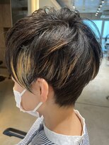 ヘア デザイン リスク(HAIR DESIGN RISK)&nbsp;【RISK 三鷹　大橋佳菜子】ポイントカラーベリーショート