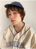 マッシュショート/ 前髪パーマ
