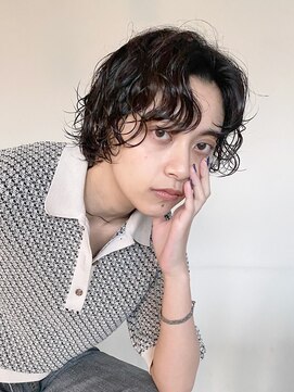 アイティーバイアルバム 松戸店(IT by ALBUM) ラフアンニュイパーマ_チェリーブラウンフェミニンロング_59201