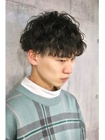 メゾンフォーメン(Maison for men)&nbsp;波巻きスパイラルパーマ　波巻きパーマ　ツーブロックマッシュ