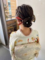 着付けヘアセット専門店 ウィズ(With)&nbsp;きれいめ下めシニヨン
