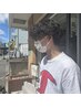 メンズカット＋波巻きパーマ￥9900