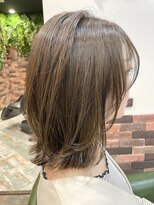 リノナ(Linona)&nbsp;★くびレイヤーニュアンスカラー小顔似合わせカットグレージュ