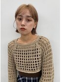 後毛の可愛いボブ