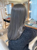 ネオリーブ チロル 横浜西口店(Neolive CiroL.)&nbsp;シークレットハイライト　グレージュ　透明感カラー