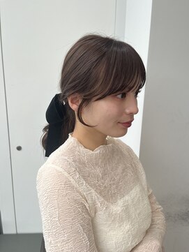 ロンド 表参道店(Lond) 可愛い前髪+顔まわりヘア