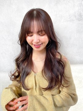 メゾンドイギー(MAISON de IGGY) 美髪エアリーロングマロンベージュブラウンカラーオリーブカラー