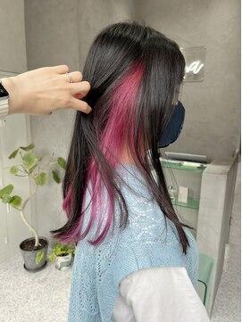 ジーナ 神戸 三田駅前(Zina) インナーカラー/インナーピンク