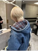 20代30代40代ナチュラルショートボブ前髪あり丸みショートウルフ