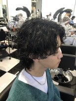 オーシャントーキョー(OCEAN TOKYO) メンズパーマツイスパ波巻きスパイラルマッシュセンターパート