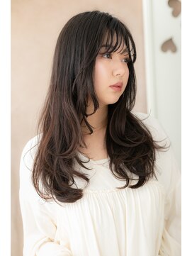 カバーヘア ブリス 上尾西口店(COVER HAIR bliss) グレージュアッシュ大人巻きレイヤーロングZ上尾20代30代40代