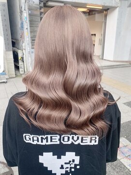 ペレ 梅田(PELE) 前髪/アンブレラカラー/こなれミディ/イメチェン/ウェーブパーマ