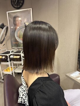 リファイン 羽村店 切りっぱなしボブ/大人かわいい/ミニボブ/20代30代40代50代◎