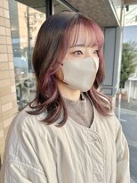 リグリー(regree)&nbsp;ミディアムレイヤー/韓国レイヤー/インナーカラー/髪質改善