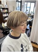ハイトーン/マッシュショート