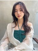 Aimee 町田 ダークモカ×ロングウェーブ
