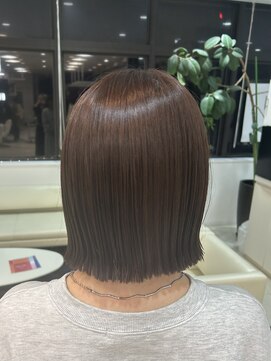 プランタン フォー ヘアー(printemps FOR HAIR) 暖色ブラウン_借りっぱなしボブ