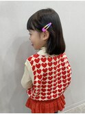 キッズカットボブスタイル
