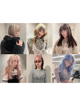 <カラースペシャリスト在籍>自分だけのカラーが手に入る*個性派~trendstyleまで［梅田/ブリーチ/学割U24］