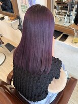 リンクヘアー(Link hair)&nbsp;艶サラ髪質改善＋ラベンダーピンクカラー