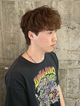 ニアウ 伊勢崎連取店(Niau) シャドウパーママッシュウルフルーズパーマ波巻きパーマ