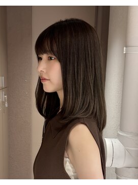 メゾンマイル 恵比寿(maison mile) ハイライトカラー/ブラウン/レイヤーカット/白髪ぼかし/恵比寿駅