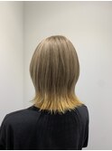 ツートンカラー,ホワイトベージュ,イエロー【草加】