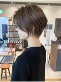 30代40代50代白髪ぼかし髪型白髪染め面長細目ハイライト伊